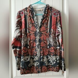 One world multi full zip sweatshirt